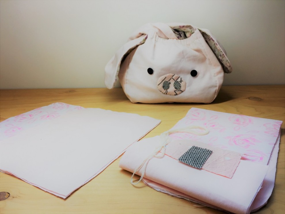 7月21日ワークショップ「かわいいどうぶつの<お弁当袋>をつくろう!」