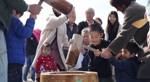 新春もちつき・花餅づくり 終了しました！